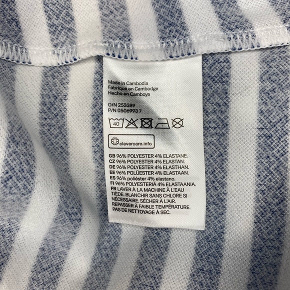 NWOT Divided Navy/White Striped Dress Size 4 - Picture 6 of 7